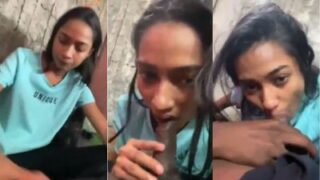 Bihari Girl Gives Quick Desi Blowjob Stepbrother